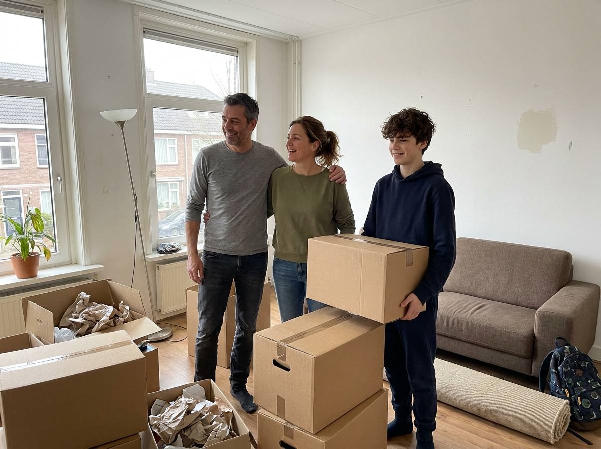 Woning netjes en volledig leeg opgeleverd