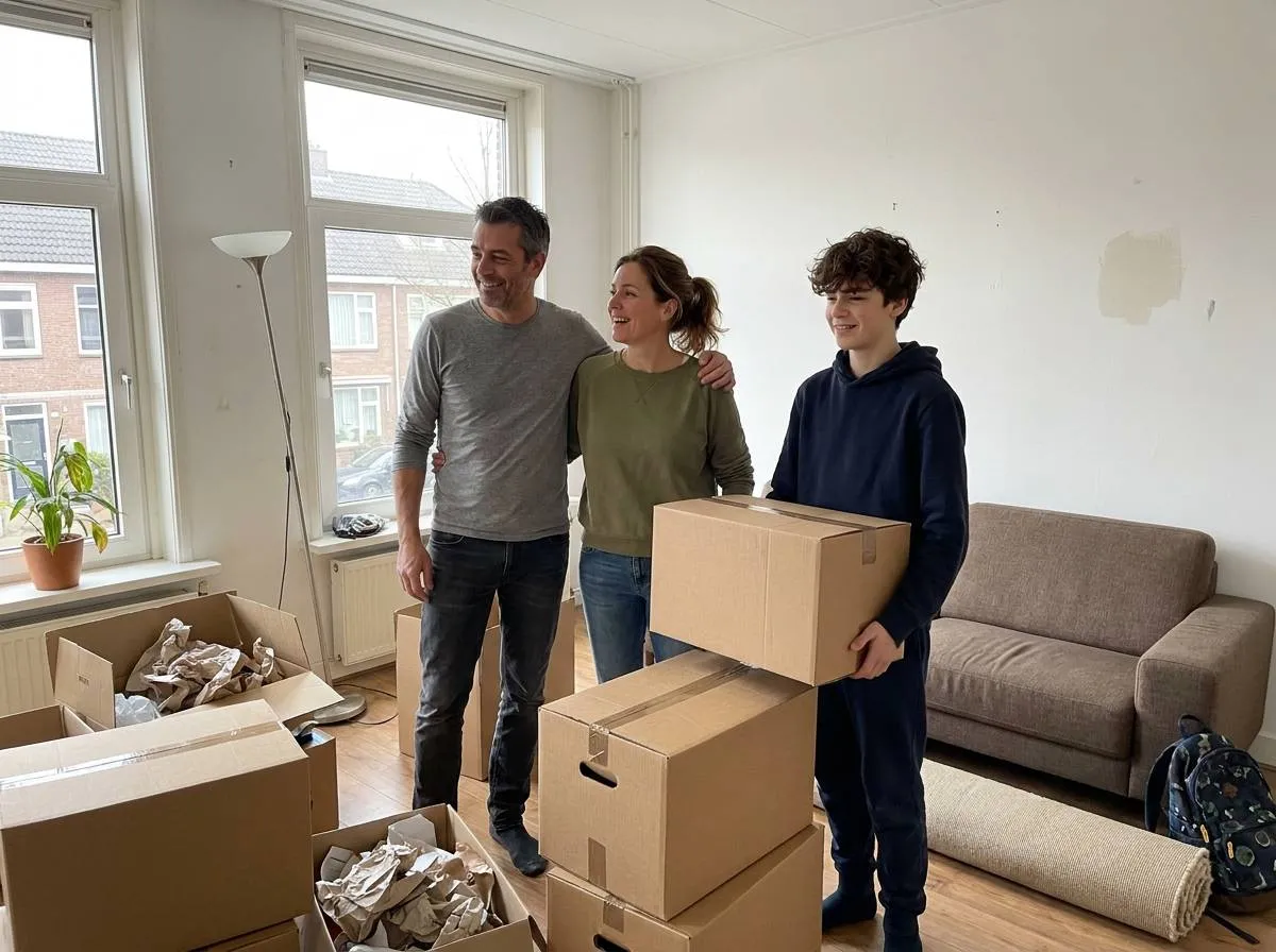 Woning netjes en volledig leeg opgeleverd