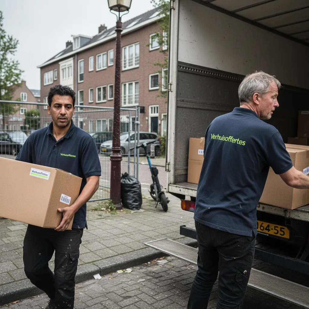 Betrouwbare verhuizers aan het werk