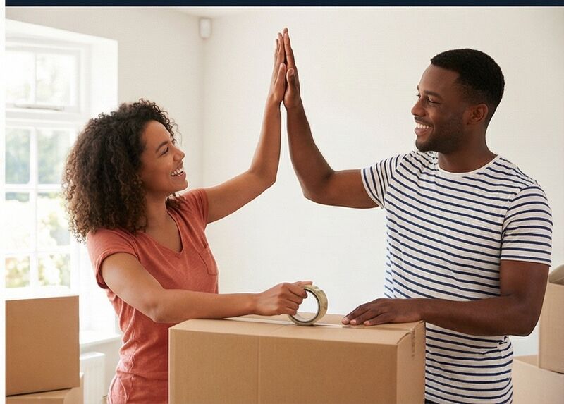 Tevreden klanten na verhuizing